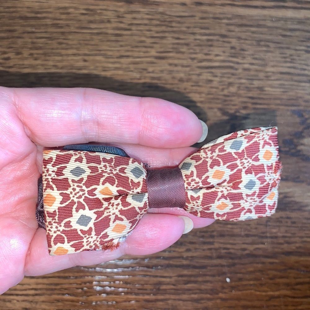 Vtg 50s/60s‎ little boys clip on bow tie
